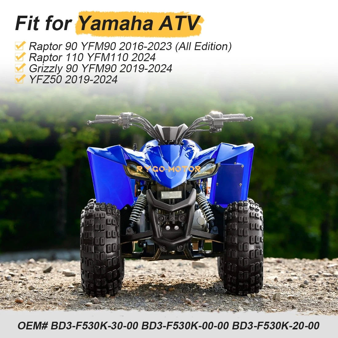 Rear Break Shoes for Yamaha Raptor 90 YFM90 (2016–2023)
