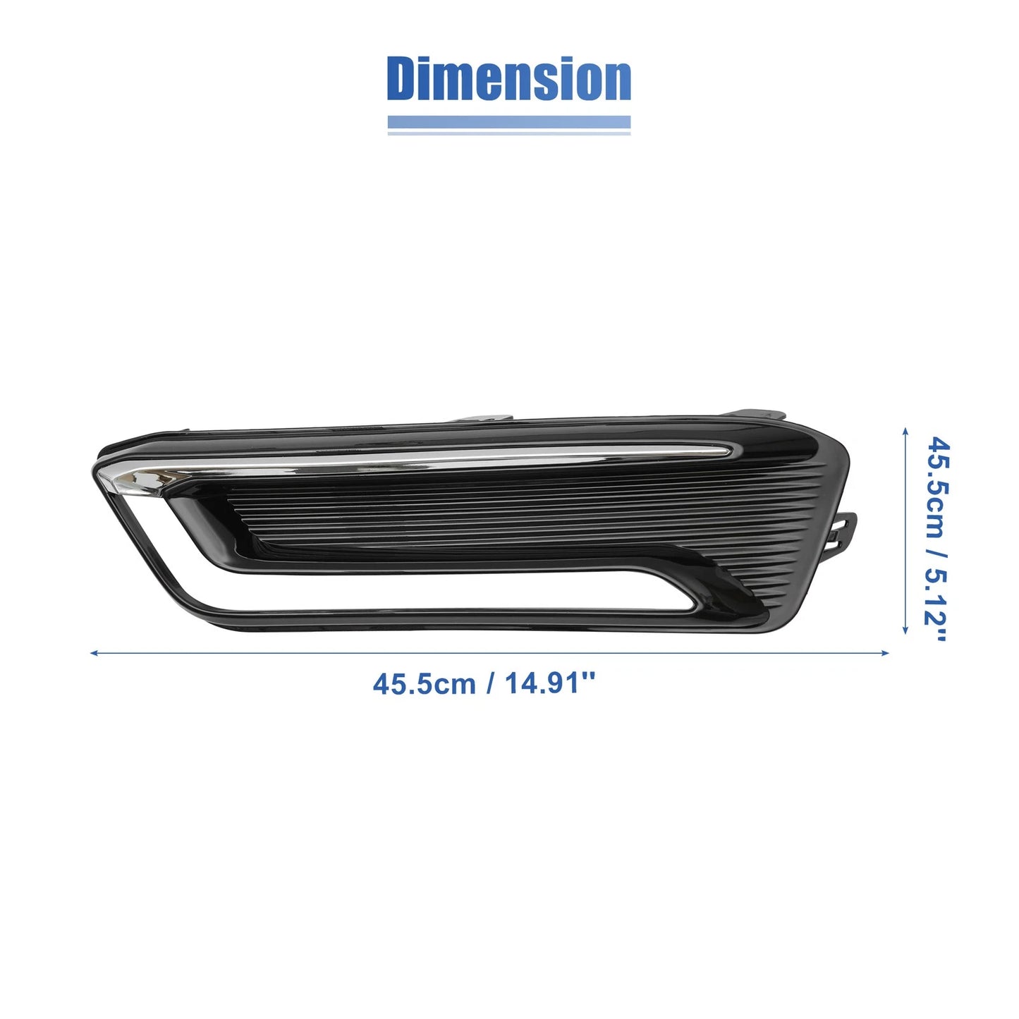 Front Right Passenger Side Fog Light Grille Cover for Chevy Impala
