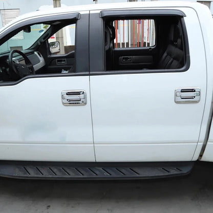Door Handle Tailgate Covers for 2004-2014 Ford F-150 - 4 x Chrome with Key Pad