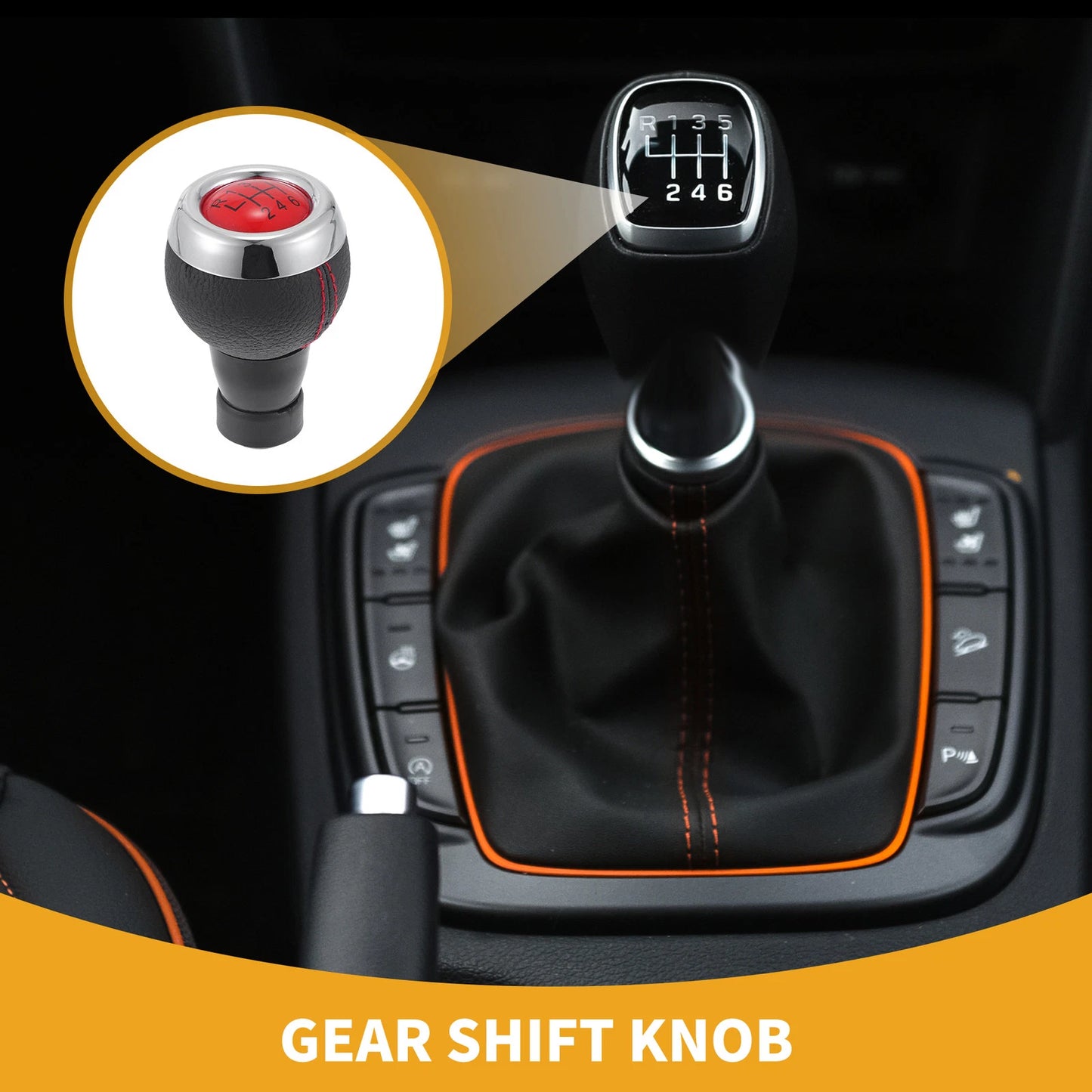 6 Speed Gear Shifter Knob for Mini Cooper R56 (2006-2012)