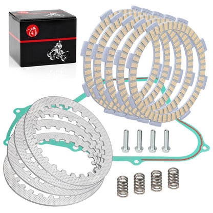Clutch Friction Steel Plates w/ Gasket for Honda CR80/85 R RB (1983–2007)