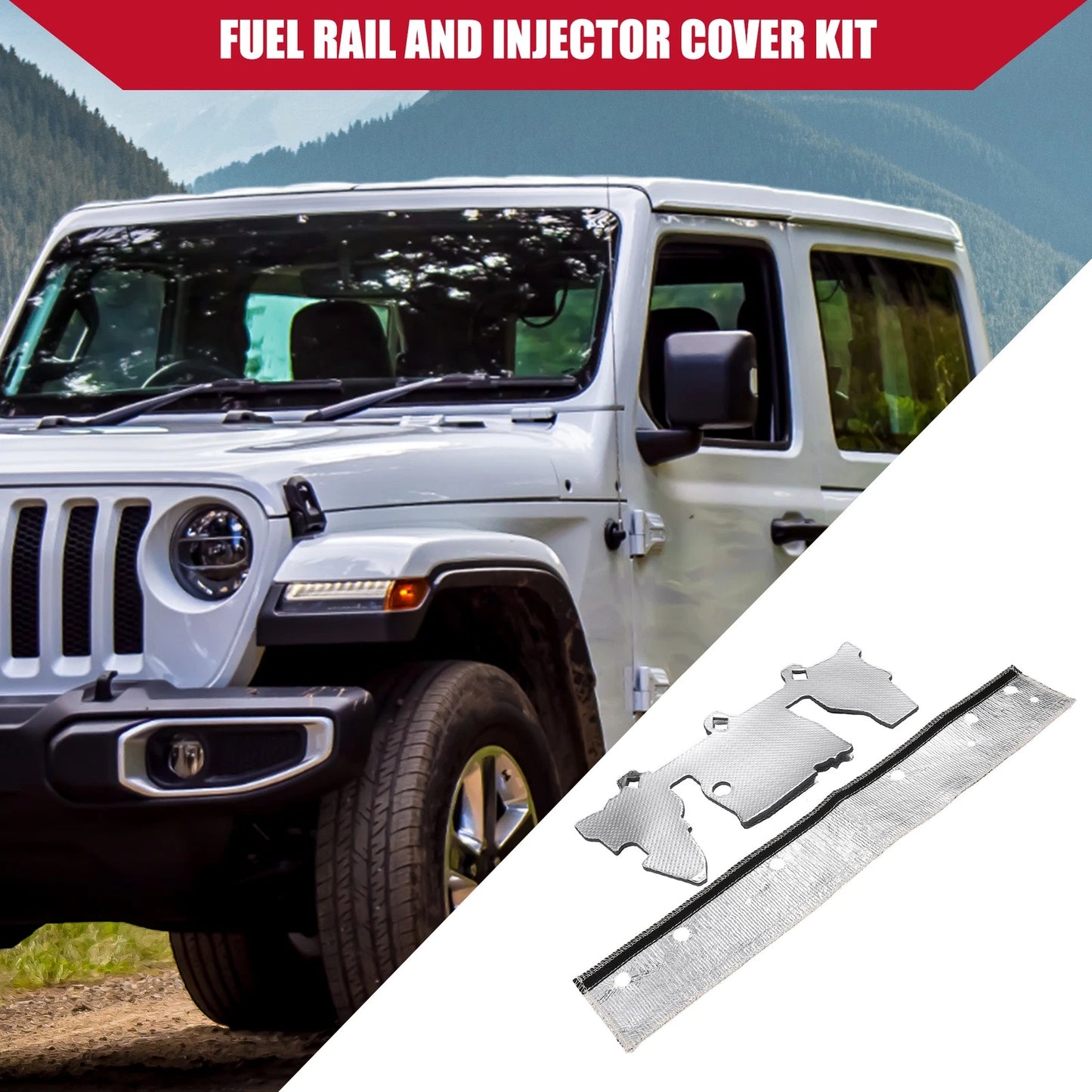 Fuel Rail & Injector Cover Kit for Jeep Grand Cherokee 4.0L (1997-2004)