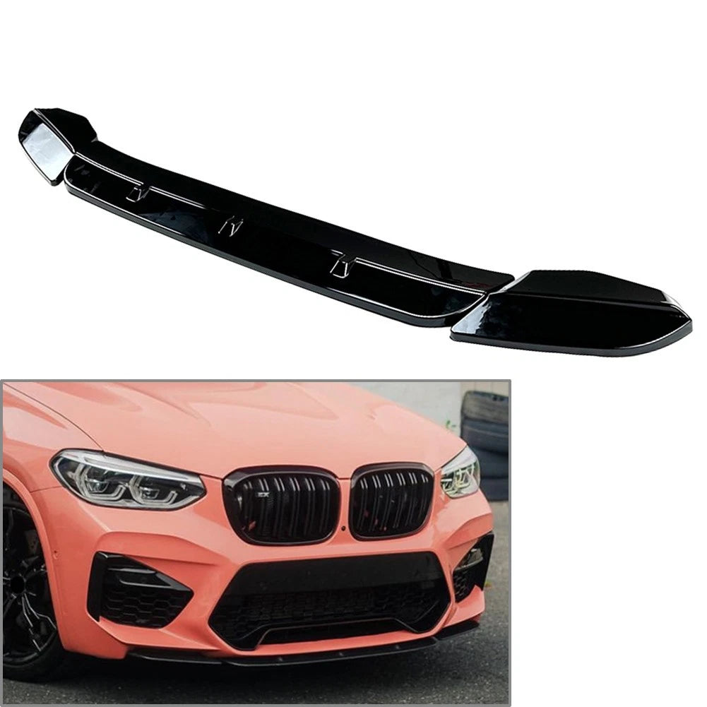 Front Bumper Lip Splitter Spoiler for BMW X3M X4M F97 F98 (2019-2021)