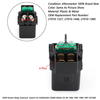 Starter Relay for KAWASAKI ZX900 NINJA ZX-9R (1994-1997)