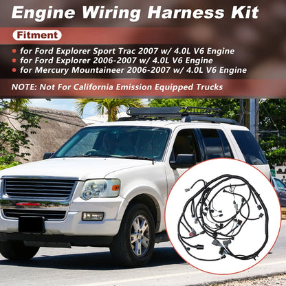 Engine Wire Harness for Ford Explorer, Mercury Mountaineer (2002-2005)