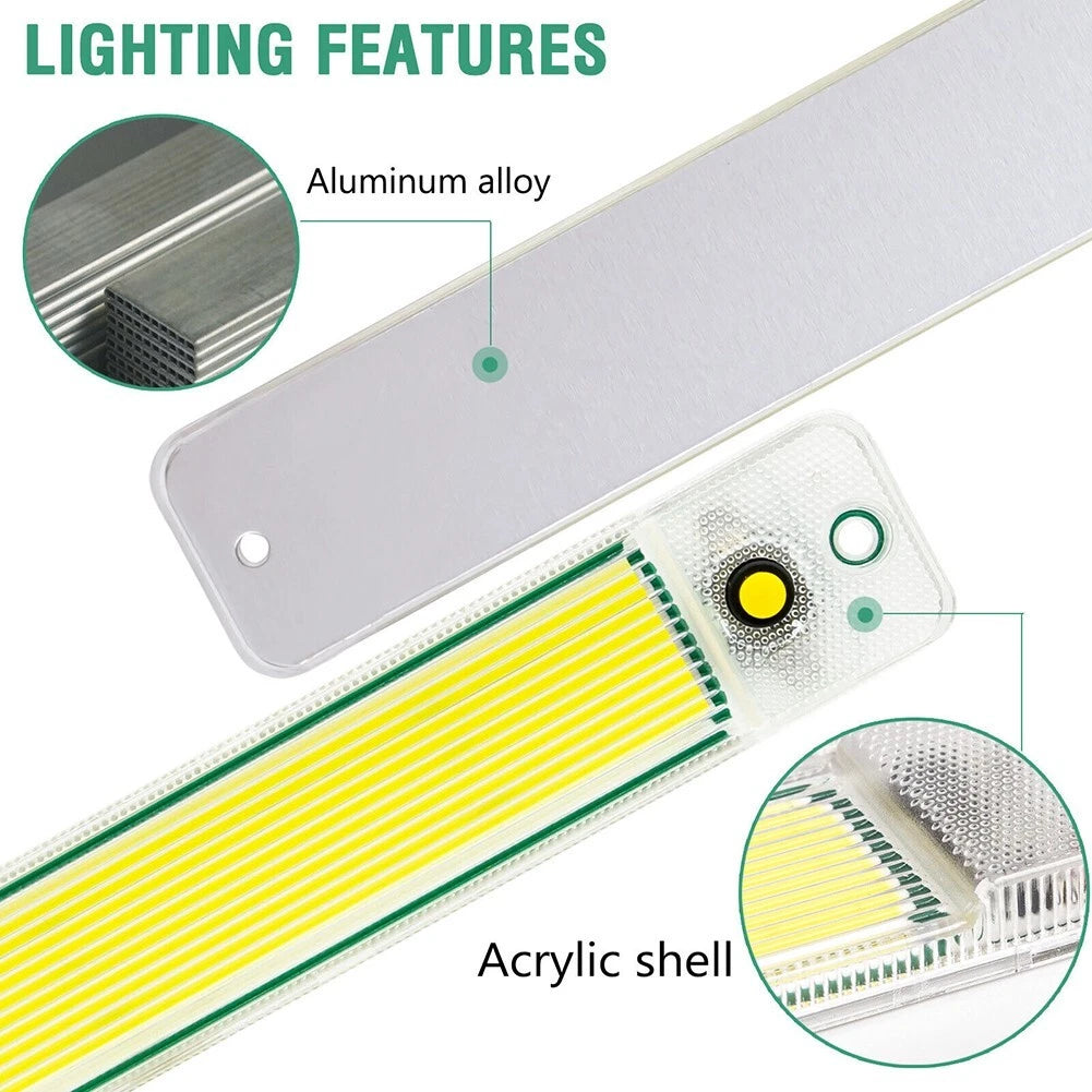 2 x LED Car Interior White Strip Lights Bar Lamp for Car Van Caravan Boat