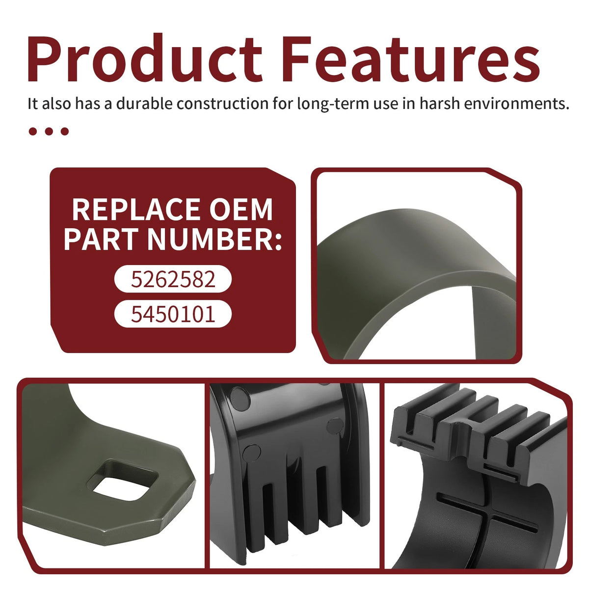 Steering Sway Bar Bushing Strap Bracket for Polaris Sportsman 850 (2019–2025)