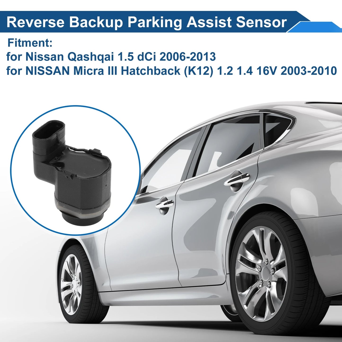 Reverse Backup Parking Sensor for Nissan Qashqai (2007-2013)