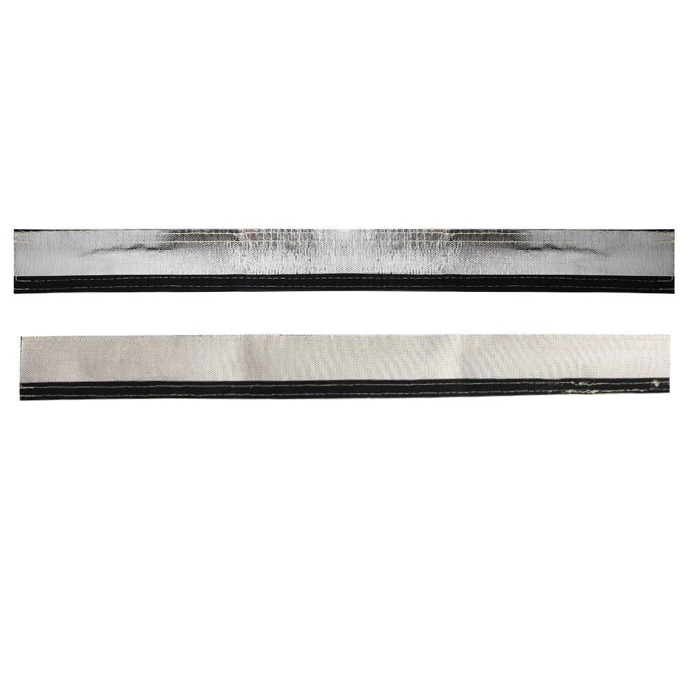 1M Metallic Heat Shield Sleeve Insulated Wire Hose Cover Wrap Loom Tube 12mm Dia