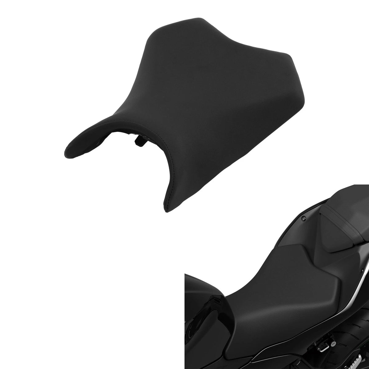 Black Solo Front Rider Driver Seat for Kawasaki Ninja 500 (2024-2025)