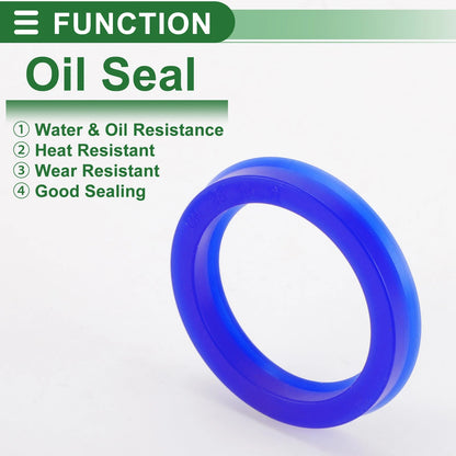 Oil Seal 5 x 35x45x7mm Seal Ring Rotary Shaft Seal TPU High Pressure Blue