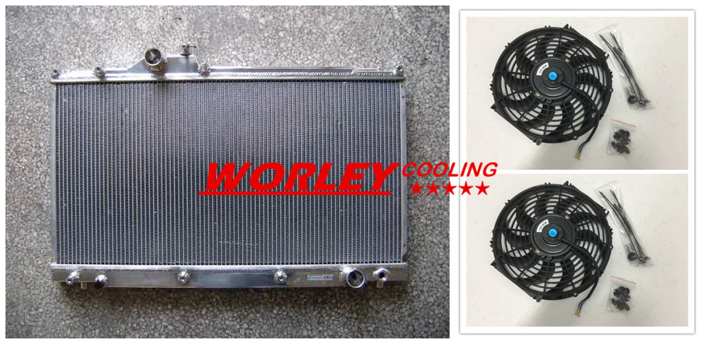 Aluminum Radiator & Fans for Lexus IS300/Altezza Gita (2001-2005)