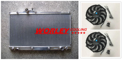 Aluminum Radiator & Fans for Lexus IS300/Altezza Gita (2001-2005)