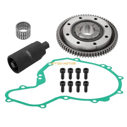 2 x Starter Clutch Idler Kit & Flywheel Puller for Polaris Predator/Outlaw 500