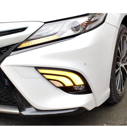 LED DRL Turn Signal Lamp Fog Light Wiring Kit For Camry SE XSE 2018-2020