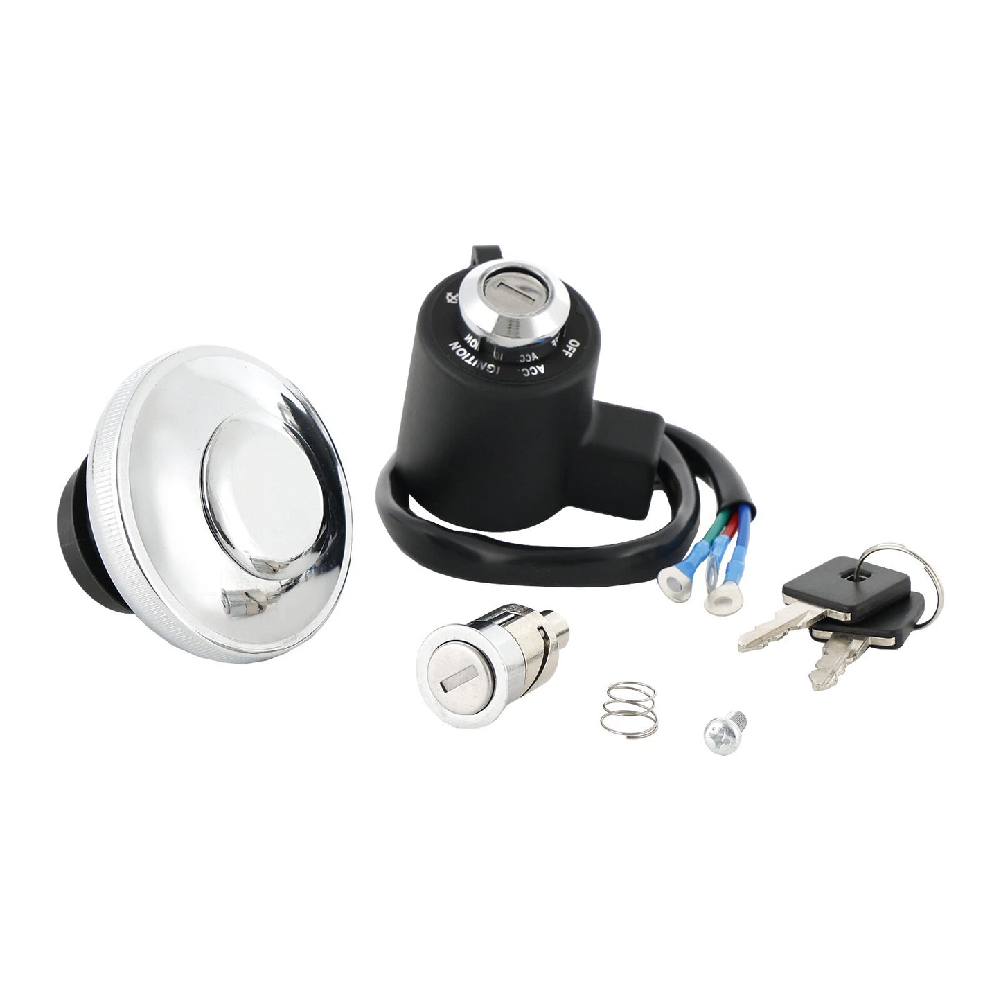 Lock Set Ignition for Harley Sportster XL 883L/N/R, 1200C/CP/N/X, XR1200 (1991-2011)