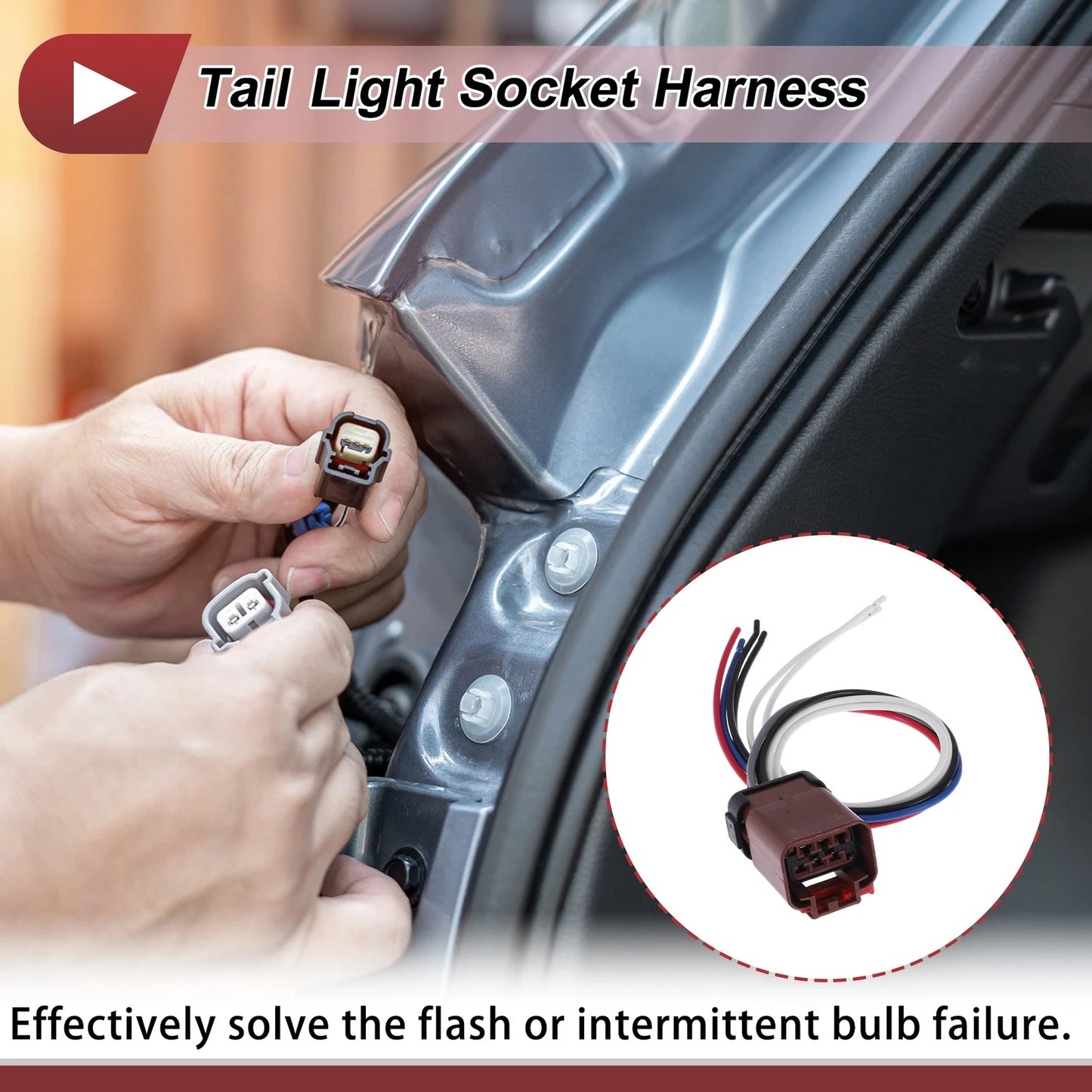 Tail Light Socket Wiring for Dodge Ram 2500 (2003-2006)
