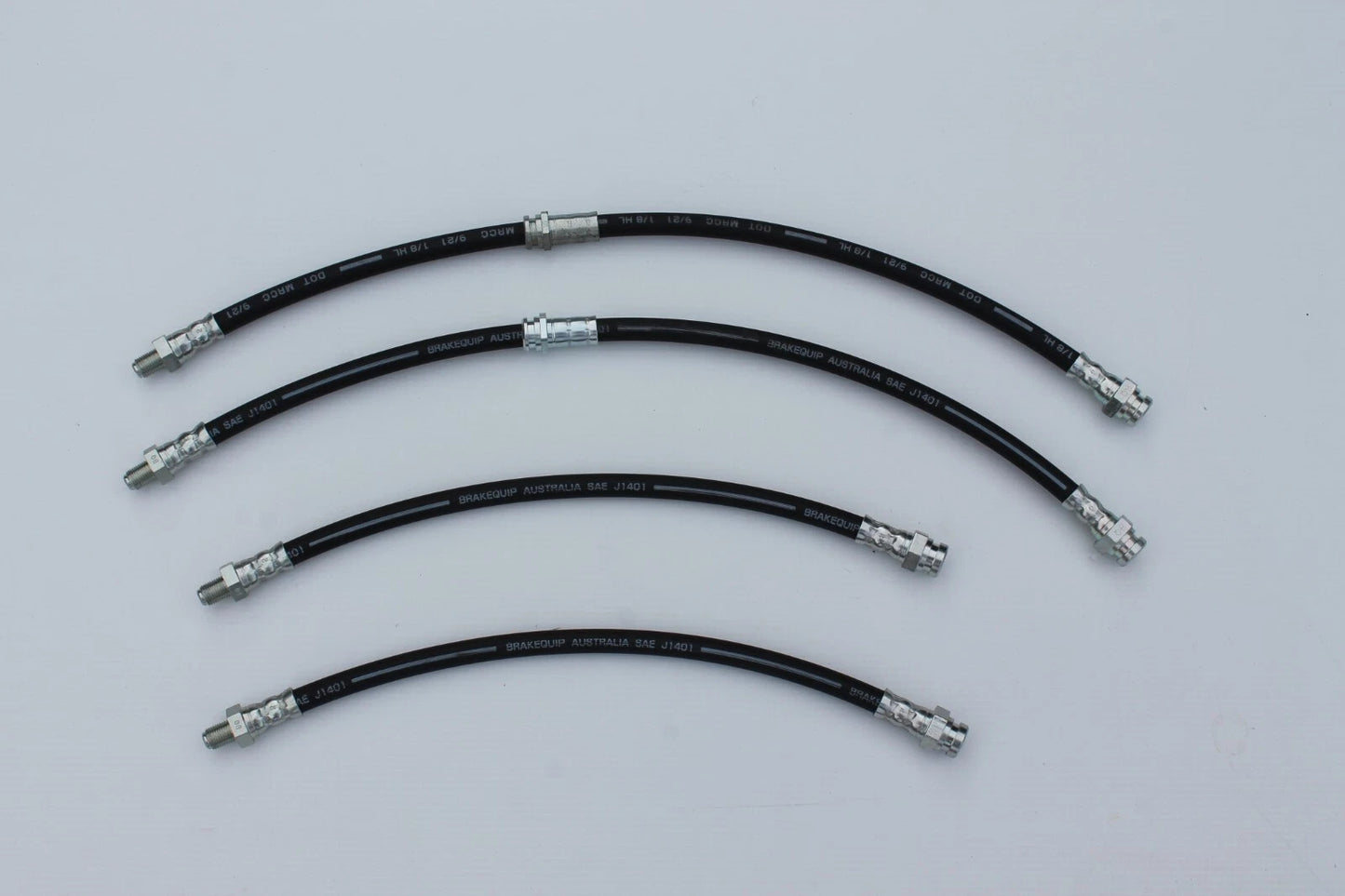 Front & Rear Brake Hose Set (4) for Mazda RX7 (1983-1985)