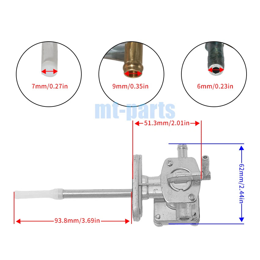 Fuel Gas Petcock Valve for Suzuki DR250S/DR250SE (1990-1995)