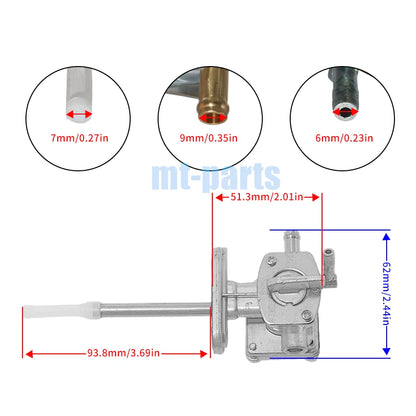 Fuel Gas Petcock Valve for Suzuki DR250S/DR250SE (1990-1995)