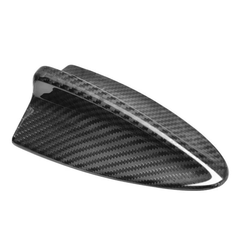 Car Carbon Fiber Roof Antenna Cover Trim for BMW E46 E90 E92 3 Series