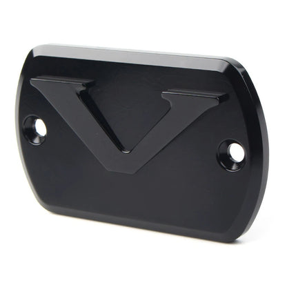 Black Front Brake Fluid Reservoir Cover for Yamaha V Star XVS 650/950/1100/1300