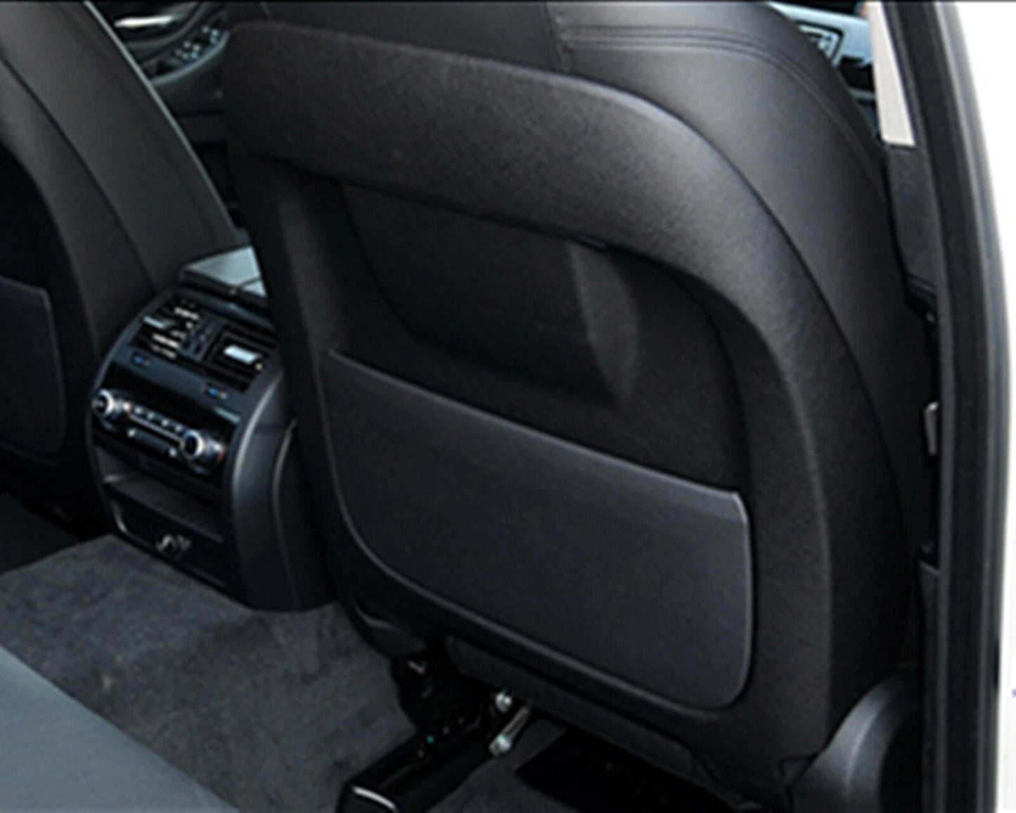 1pc Black Front Seat Back Panel Cover for BMW 7 Series (2013-2014)