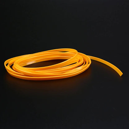 5M Yellow Car Interior Door Crack Edge Line Insert Molding Trim for Universal