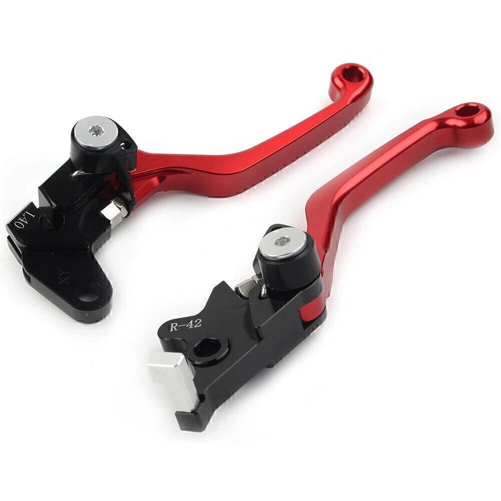CNC Red Pivot Clutch Brake Levers for Suzuki DRZ400S/SM/E (2000-2022)