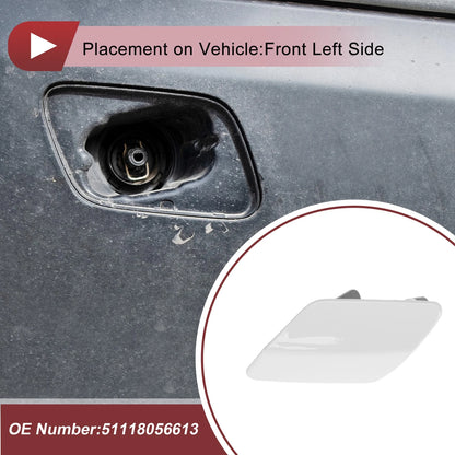 Front Left Bumper Trim Nozzle Cover for BMW 320i (2012-2019) - 1 x Pcs