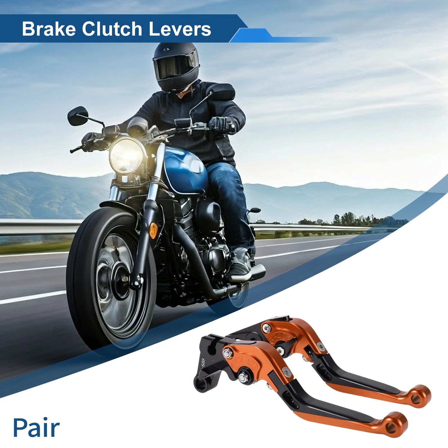 1 Pair Adjustable Short Long Brake Clutch Lever for Yamaha YZF R1