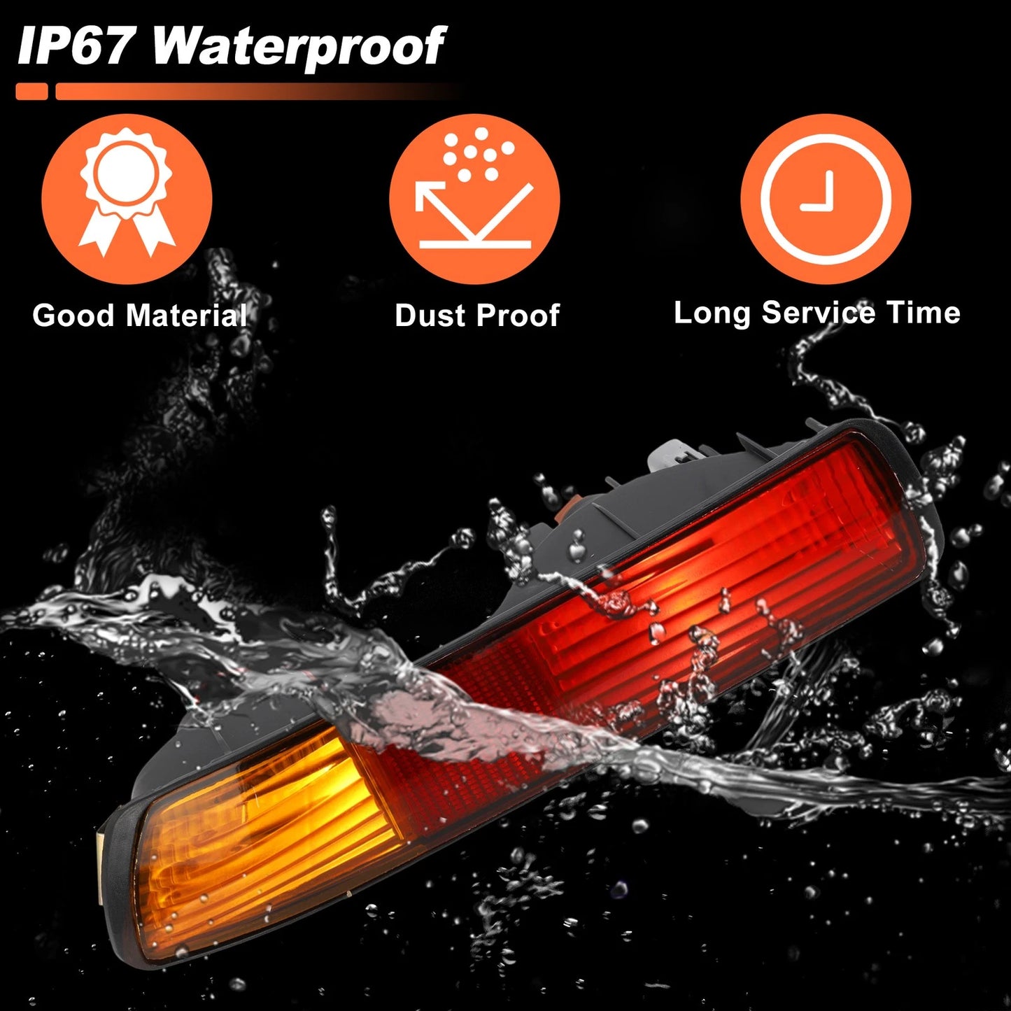 Rear Bumper Tail Light Shell for Mitsubishi Pajero (2000-2006)