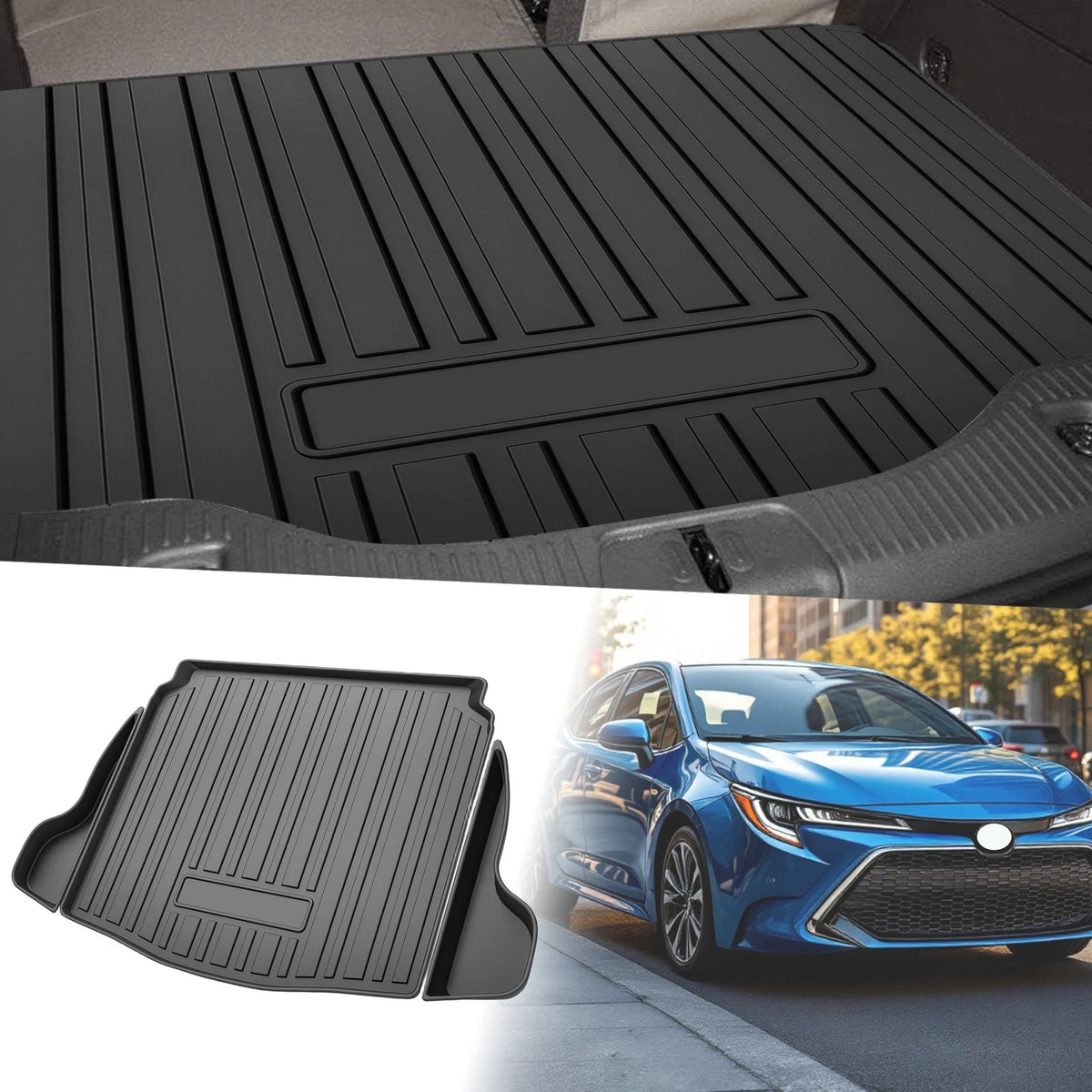 Flat Face Cargo Liner Rear Trunk Mat for Toyota Corolla (2022-2024) 1 Pc