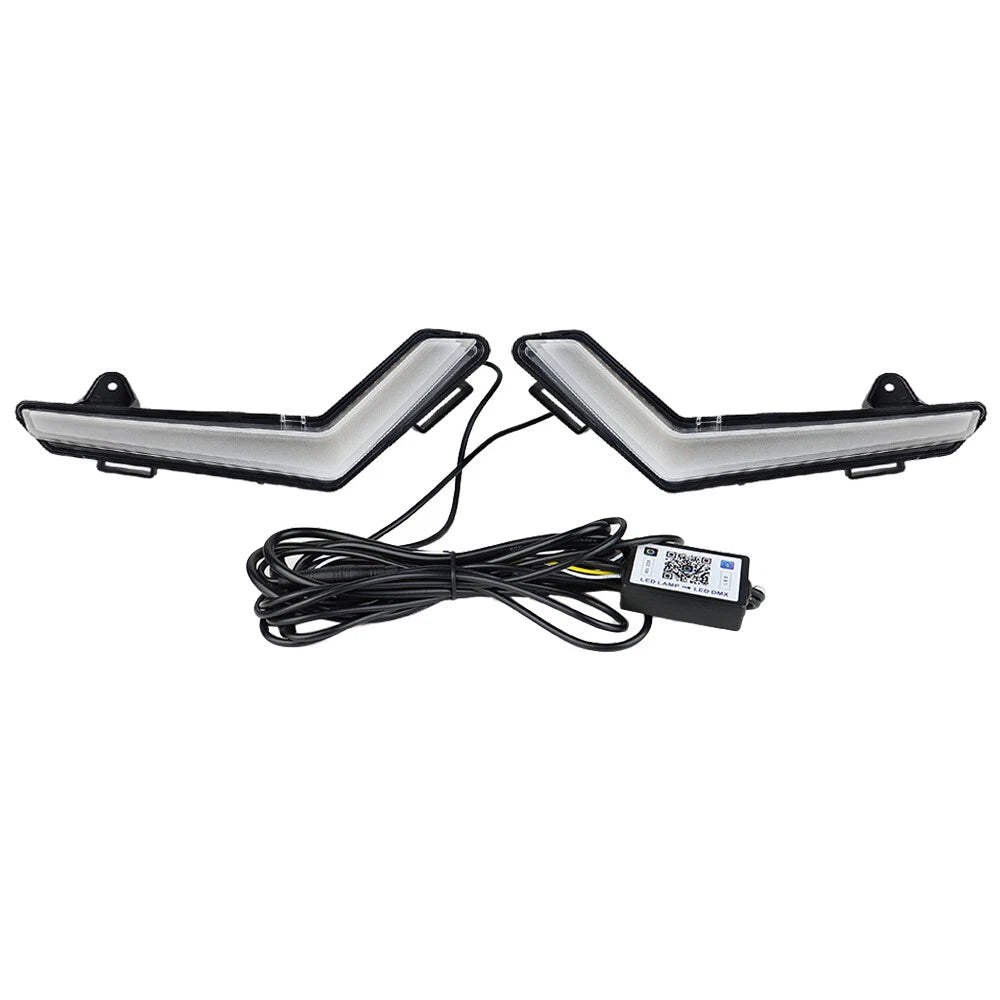 RGB LED Signature Front Light for Can-Am Commander Defender Max (2020-2023)
