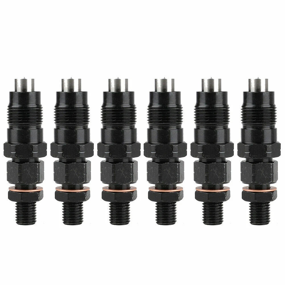 Set of 6 Diesel Fuel Injectors for Toyota Coaster HZB50 4.2L (1993-2003)