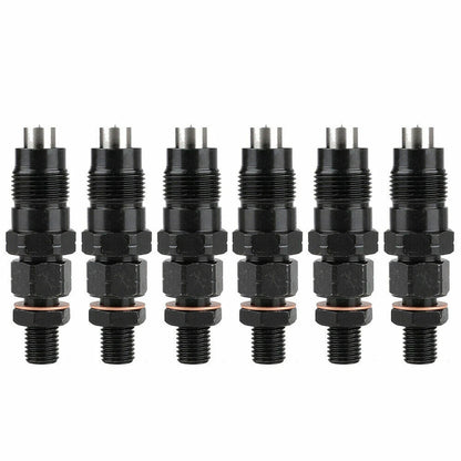 Set of 6 Diesel Fuel Injectors for Toyota Coaster HZB50 4.2L (1993-2003)
