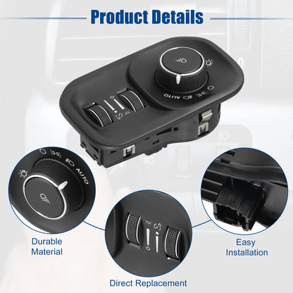 Headlight Lamp Switch Button for Dodge RAM 1500 2500 3500 No.68401933AA