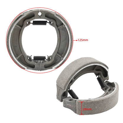 Rear Brake Shoes for YAMAHA YZ 125 RD 125 LC (1976-1982, 1987)