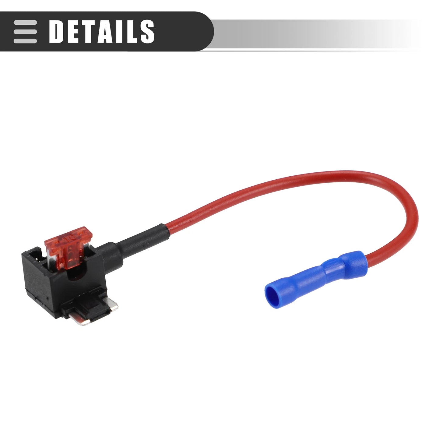 Circuit Low Profile Mini Fuse Tap w/  5A 7.5A 10A 15A APS Fuses
