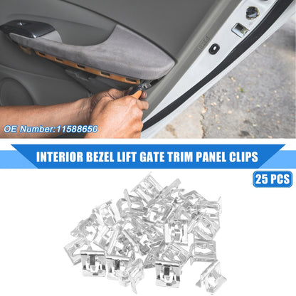25 Pcs / Interior Bezel Lift Gate Clips for Buick Cascada (2016–2018)