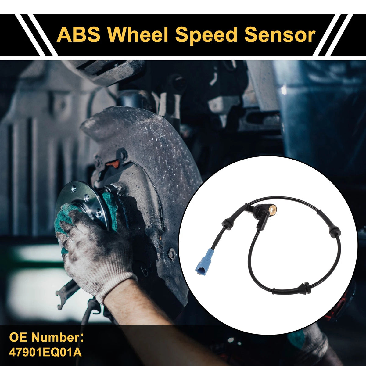 ABS Wheel Speed Sensor for Nissan X-Trail (2002-2007) 1 x Left Rear