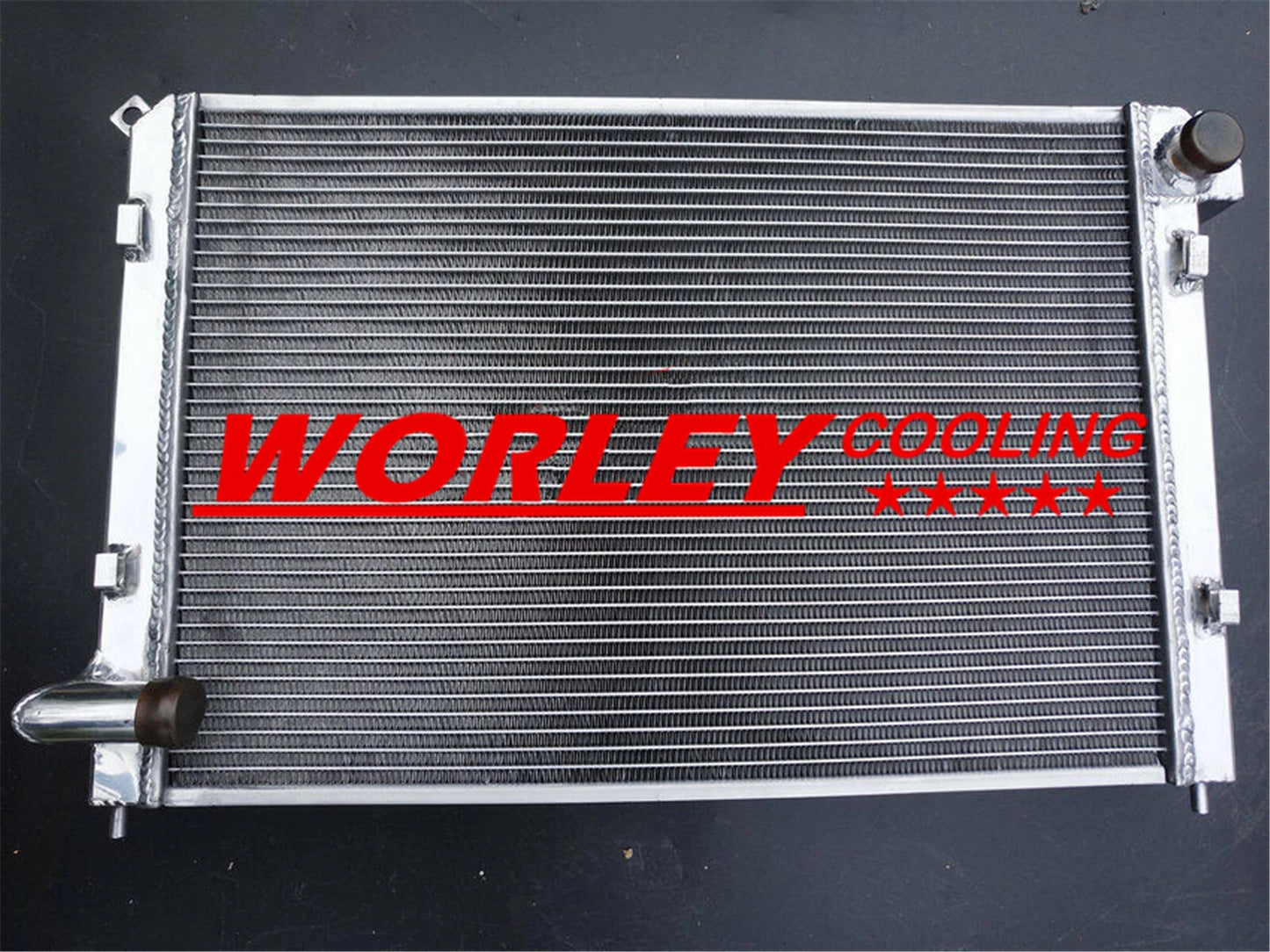 3 Row Alu Radiator + Fan for Mini One Cooper R50 R52 R53 1.4 1.6 AC (2002-2007)
