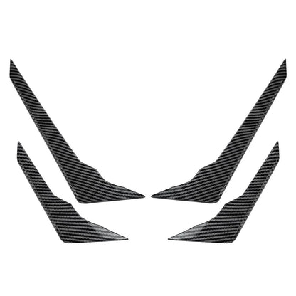 Carbon Fiber Front Bumper Side Spoiler Trim for Audi Q5 (2021-2024)