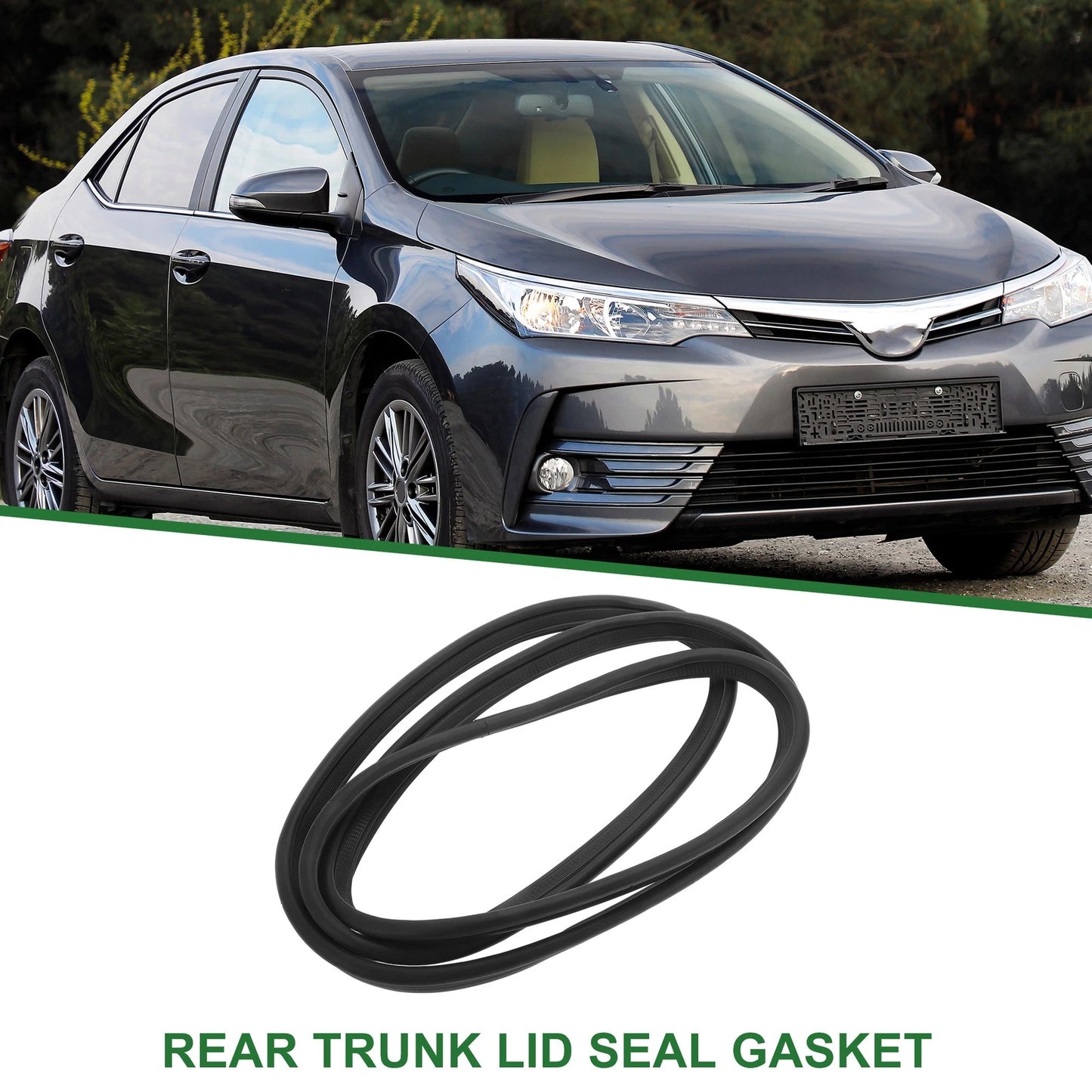 1pc Rear Trunk Weatherstrip Seal for Toyota Corolla Matrix (2003–2013)