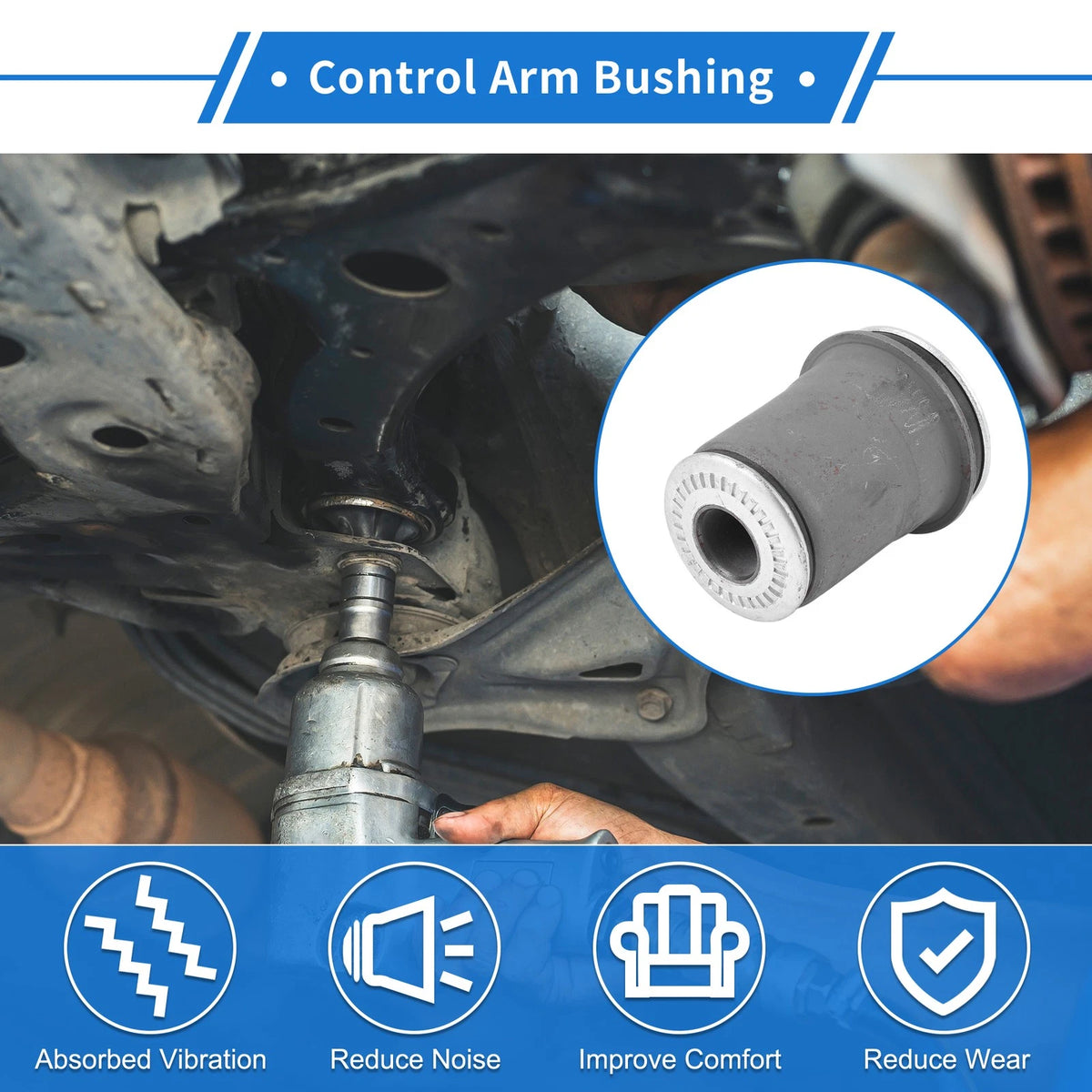 Front Control Arm Bushing for Toyota Hiace (1982-1989) - 1 Pcs Suspension Part