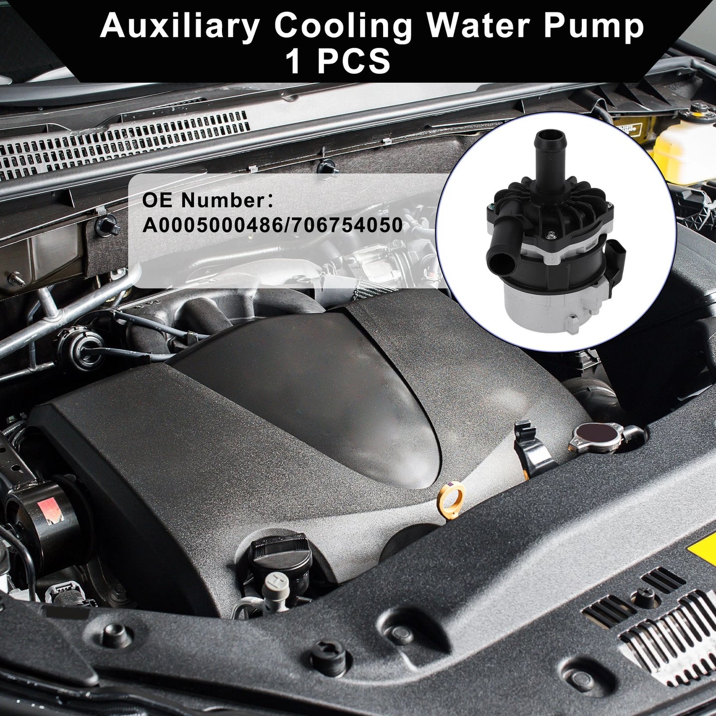Auxiliary Cooling Water Pump for Mercedes-Benz W218 (2012-2018) 1 x Unit