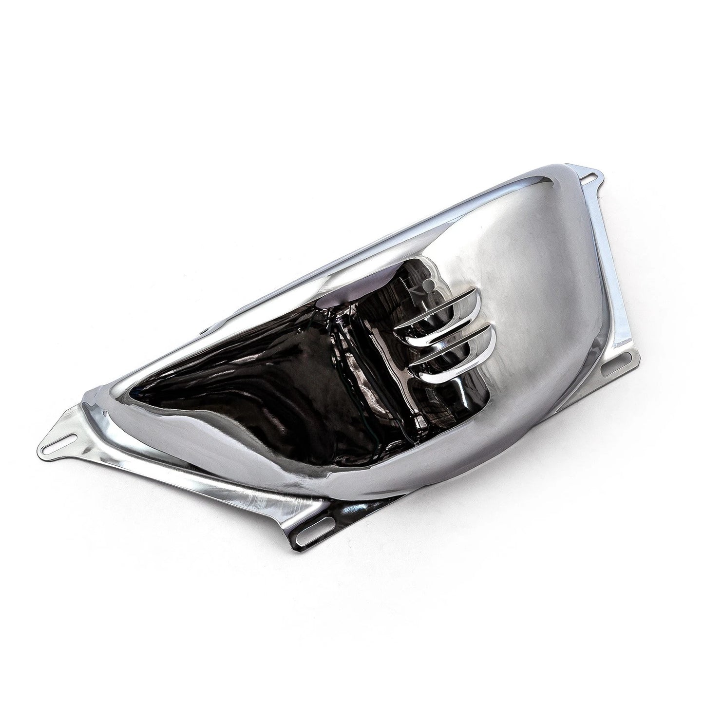 Chrome Flywheel Dust Covers for Chevy GM Turbo TH350 TH400