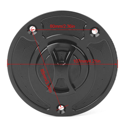 CNC Fuel Gas Tank Cap Cover for Suzuki GSXR 600 750 1000 SV650S SV1000 (2001-2023)