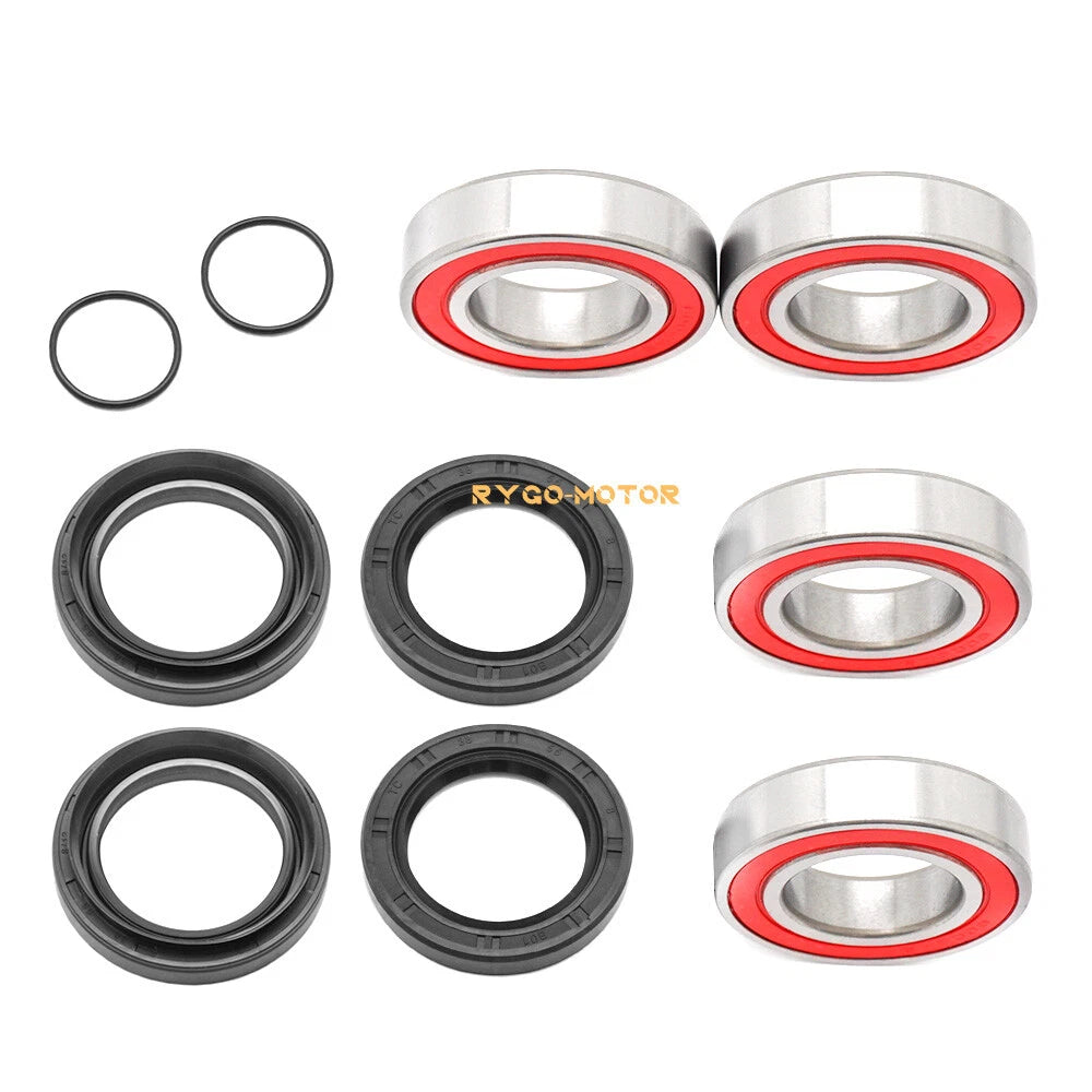 Front & Rear Wheel Bearings Seals for Yamaha Grizzly 400 450