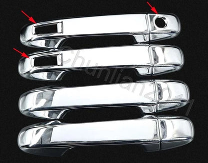 Side Door Handle Cover Trim for 2019-2023 Subaru Forester Smart Keyhole Chrome